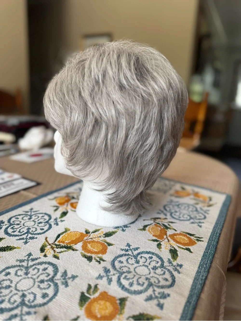 Paula Young Short Layered Synthetic Wig in Gray - Style 1200 - Medium/Average